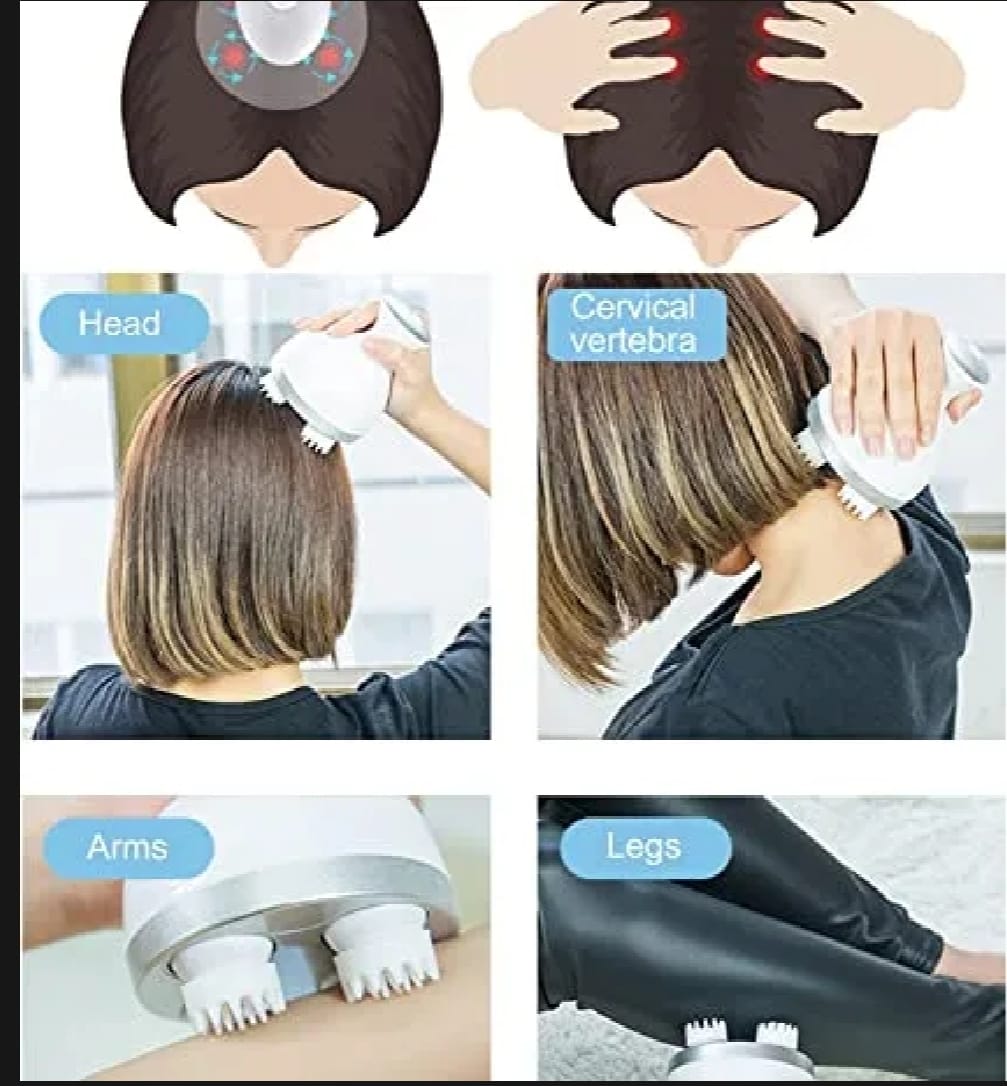 Electric Scalp Massager with 4 Tissue - Image 4