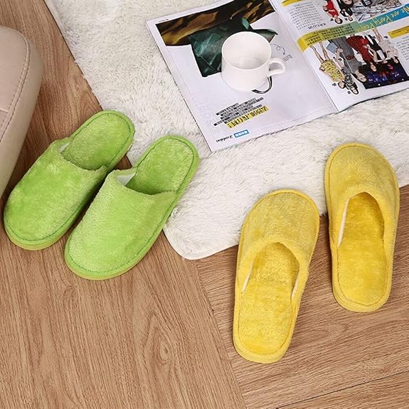 Multi Color Soft Cotton Slippers For Men And Women - Image 5
