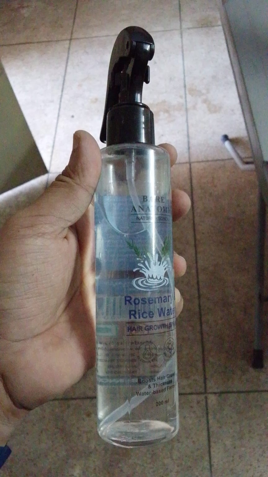 Bare Anatomy Rosemary Water Spray for Hair Growth - Image 4